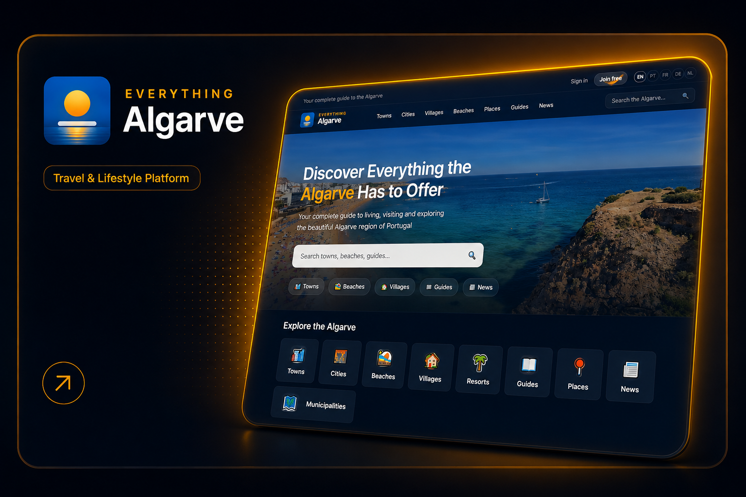 Everything Algarve product concept